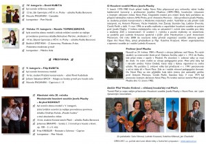 Slavnostní koncert Kvasiny 2016 - program